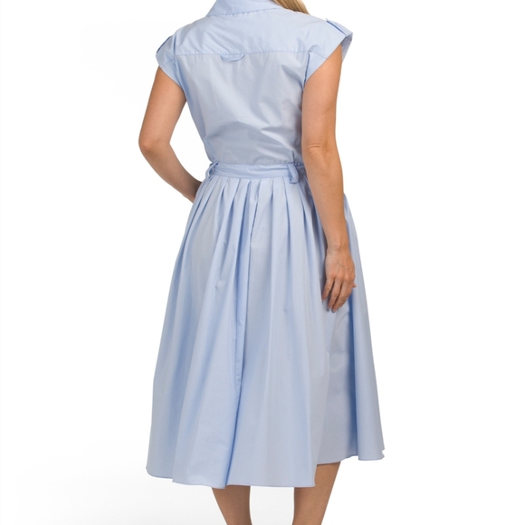 NWT Zara Cotton Midi Dress - Picture 2 of 3